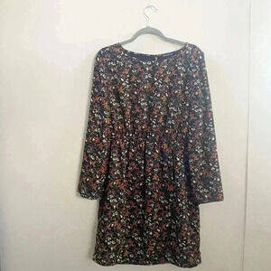 J.Crew mercantile floral long sleeve‎ mini dress 10